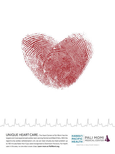 Hawaii Pacific Health - Thumbprint Ad