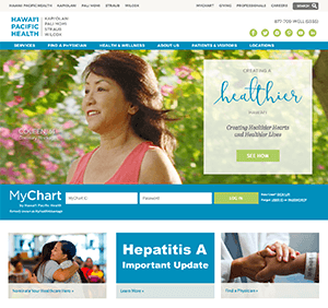 Hawaii Pacific Health website